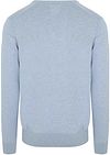Sweter Steppin' Out z bawełny i kaszmiru z dekoltem w serek, Sky Blue Product / Achterkant
