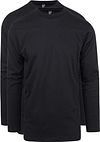 Alan Red T-shirt Czarny 3128/2P/99 Virginia LS Black 2-pack