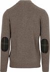 Barbour Half Zip Pullover Wolle Taupe Product / Achterkant