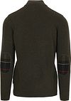 Barbour Halv Zip Tröja av Ull Oliv Product / Achterkant