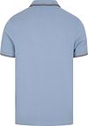 Barbour International Piqué Polo Shirt Evan Tipped Blue