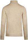 Steppin' Out Women Rollneck Pullover Cotton Cashmere Beige Product / Achterkant
