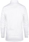 Camisa Steppin' Out Slim Fit en twill blanca Product / Achterkant