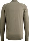 Cast Iron Longsleeve Half-Zip Polo Shirt Green Product / Achterkant