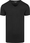 Slater 2-pack elastyczne T-Shirt z dekoltem w serek czarne Product