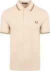 Fred Perry Pique Skjorte M3600 Ecru W55 M3600-W55