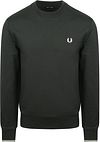 Fred Perry Sweater Logo Dark Green order online | M7535-T50 | Suitable Lithuania