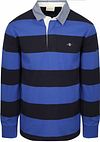 Gant Heavy Rugger Shield Polo Shirt Stripes Navy Royal Blue order online | Suitable Lithuania