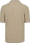 Gant Knitted Poloshirt Beige Product / Achterkant