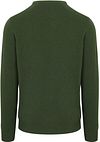 Gant Pullover Lammwolle Moosgrün Product / Achterkant