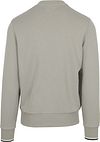 Fred Perry Sweater Logo Limestone Grijs Product / Achterkant