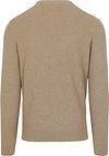 Jersey Suitable Structure Slub Beige Product / Achterkant
