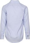 Koszula Suitable Jacquard Luxe slim fit w kolorze błękitnym Product / Achterkant