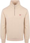 Levi's Sweater Half Zip Ecru order online | A8606-0002 | Suitable Hungary