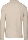 NZA Longsleeve Polo Isaac Piqué Sand Product / Achterkant