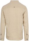 No Excess Overhemd Linnen Beige Product / Achterkant