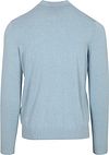 NZA Longsleeve Knitted Polo Bleu Clair Product / Achterkant