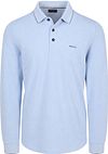 NZA Longsleeve Polo Hamton Piqué Bleu 26GN206-2694 commander en ligne | Suitable