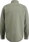 Overshirt Cast Iron con textura gofrada verde Product / Achterkant