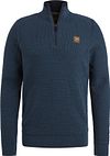PME Legend Half Zip Trui Mouliné Navy PKW2410301-5281 kopen | Suitable