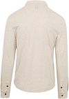 Profuomo Longsleeve Polo Beige Melange Product / Achterkant