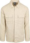 Profuomo Overshirt Linnen Blend Beige PPWF10040A-F kopen | Suitable
