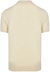 Profuomo Stickad Polo Ecru Product / Achterkant