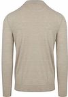 Golf Profuomo z wełny merino w kolorze ecru Product / Achterkant