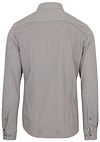 R2 Hemd Retro Print Blau Braun Product / Achterkant