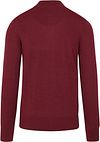 State Of Art Half Zip Ullden Bordeaux Rød Product / Achterkant