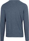 Steppin' Out Pullover V-Neck Merino Wool Cobalt Blue Product / Achterkant