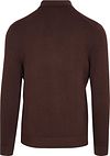 Suitable Compact Cotton poloshirt Burgundy Product / Achterkant