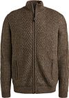 Vanguard Cardigan Structure Mix Laine Marron commander en ligne | VKC2509382-8078 | Suitable Luxembourg