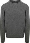 William Lockie O-Auschnitt Pullover Lammwolle Gliff Grau kaufen | 7097DF-226 Cliff | Suitable