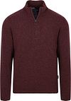 Køb Barbour Holden Halv Lynlås Trøje Uld Bordeaux MKN0837-RE77 | Suitable