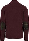 Barbour Holden Half Zip Trui Wol Bordeaux