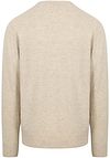 William Lockie Pullover Lambswool Linen Beige Product / Achterkant