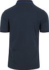 Sun68 Poloshirt med små striber på kraven i navy Product / Achterkant
