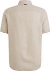 Camicia a maniche corte Vanguard in misto lino ecrù Product / Achterkant