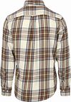 Camicia GANT in flanella a quadri écru Product / Achterkant