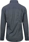 Desoto Non Iron Shirt Kent Melange Blue Product / Achterkant
