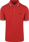  Fred Perry Polo Twin Tipped M3600 Rouge 74A commander en ligne | Suitable