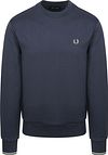 Fred Perry Tröja Logo Navy M7535-Z47