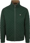 Gant Quilted Vest Mörkgrön 2067081-374