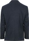 Giacca Suitable Herringbone in lana merino blu navy Product / Achterkant
