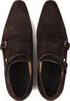Giorgio Amalfi scarpa Monk Strap in suede marrone Product / Detail