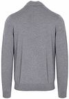 Jersey OLYMP de lana gris con media cremallera Product / Achterkant