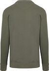 King Essentials The George Sweater Vert Olive Product / Achterkant