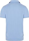 King Essentials The James Poloshirt Mid Blauw Product / Achterkant