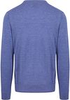 King Essentials The John Pull Merino Bleu Moyen Product / Achterkant